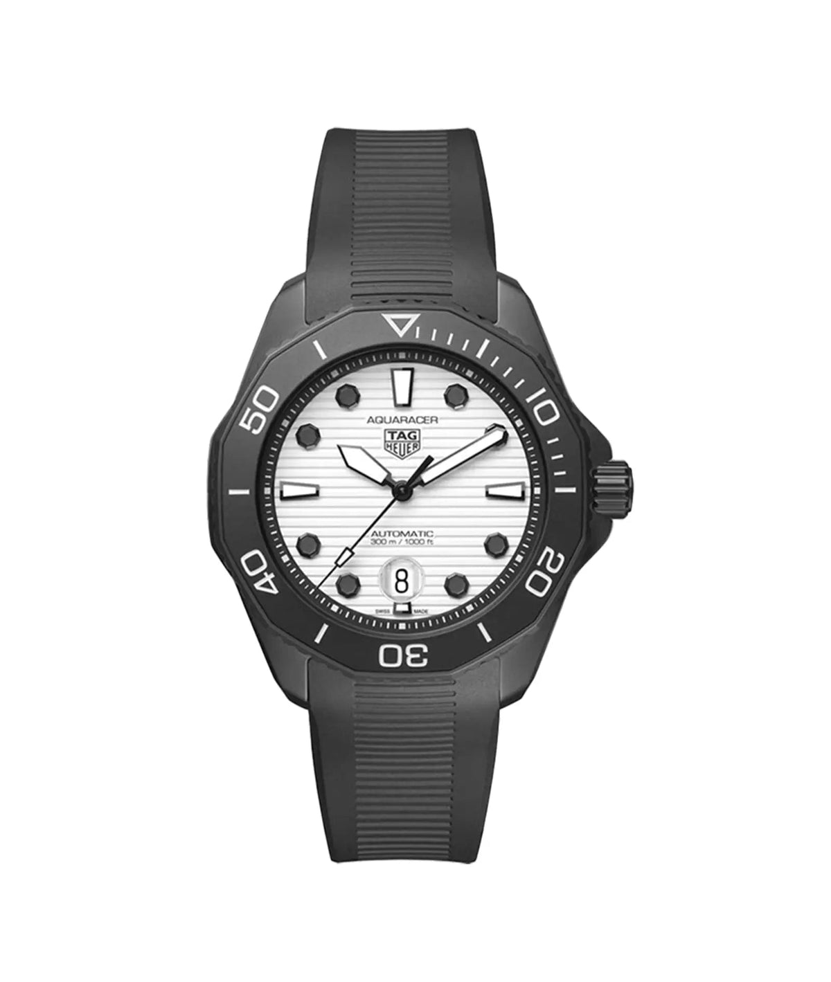 TAG Heuer Aquaracer 43mm Rubber Watch WBP201D.FT6197
