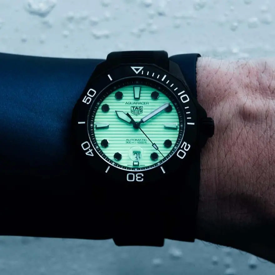 TAG Heuer Aquaracer 43mm Rubber Watch WBP201D.FT6197