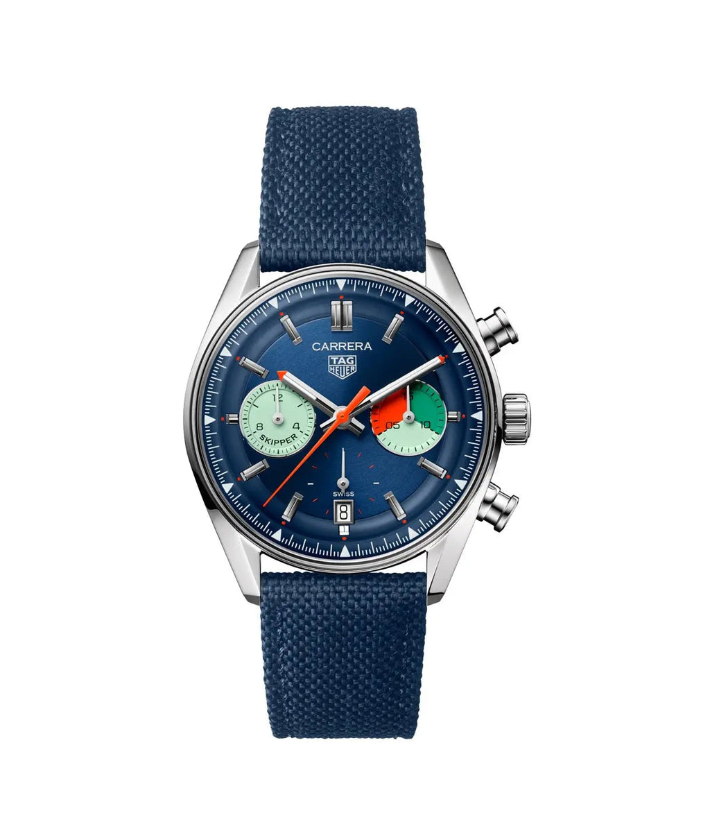 TAG HEUER CARRERA Automatic Chronograph Glassbox Skipper 39mm CBS2213.FN6002