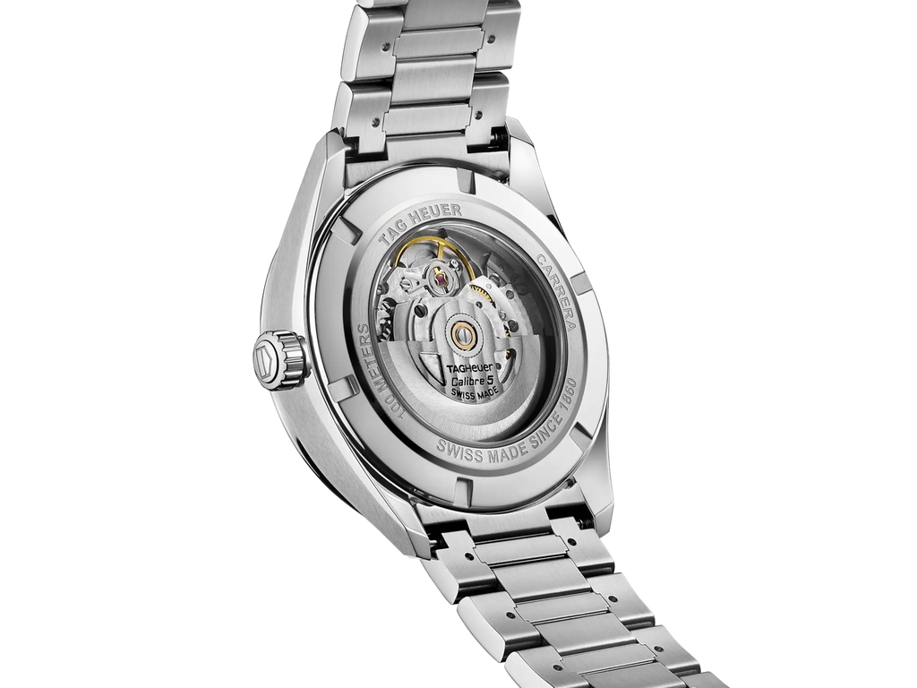 TAG Heuer Carrera Calibre 5 Day-Date Automatic 41mm Stainless Steel Watch WBN2012.BA0640