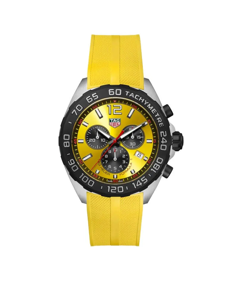 TAG Heuer Formula 1 Chronograph 43mm Rubber Watch CAZ101AM.FT8054
