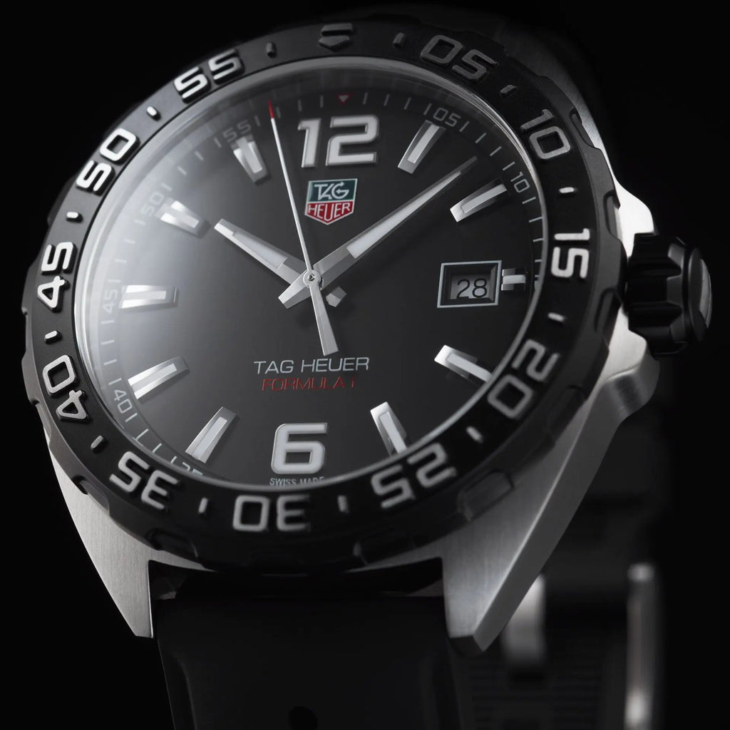 TAG Heuer Formula 1 Quartz 41mm Rubber Watch WAZ1110.FT8023