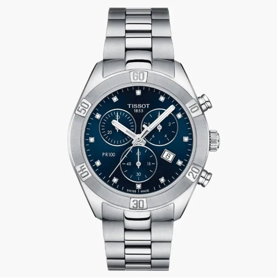 TISSOT WATCH PR 100 SPORT CHIC CHRONOGRAPH 38MM T1019171104600
