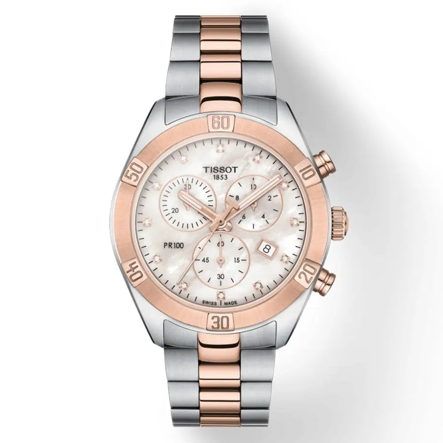 TISSOT WATCH PR 100 SPORT CHIC CHRONOGRAPH 38MM T1019172211600
