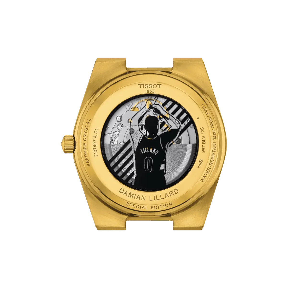 TISSOT WATCH PRX POWERMATIC 80 40MM DAMIAN LILLARD SPECIAL EDITION T1374073305100