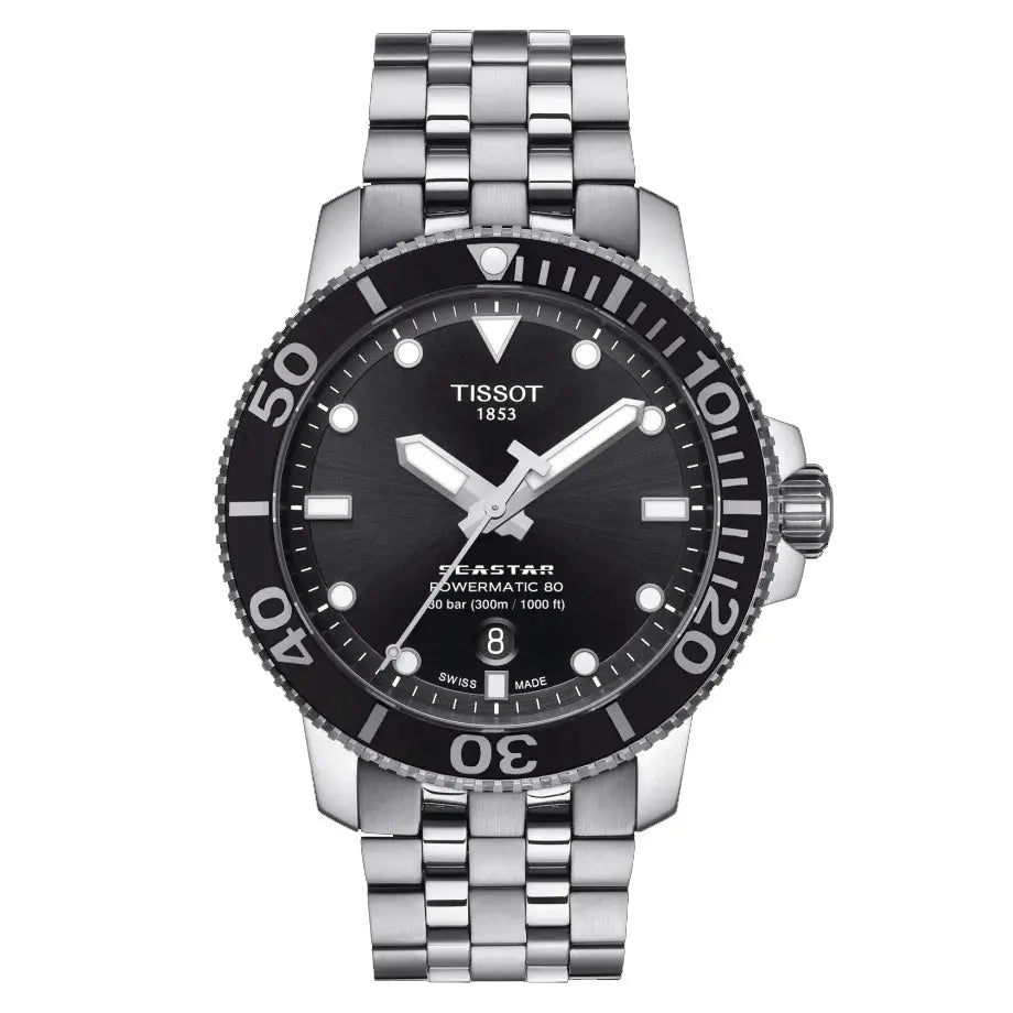 TISSOT WATCH SEASTAR 1000 POWERMATIC 80 43MM T1204071105100